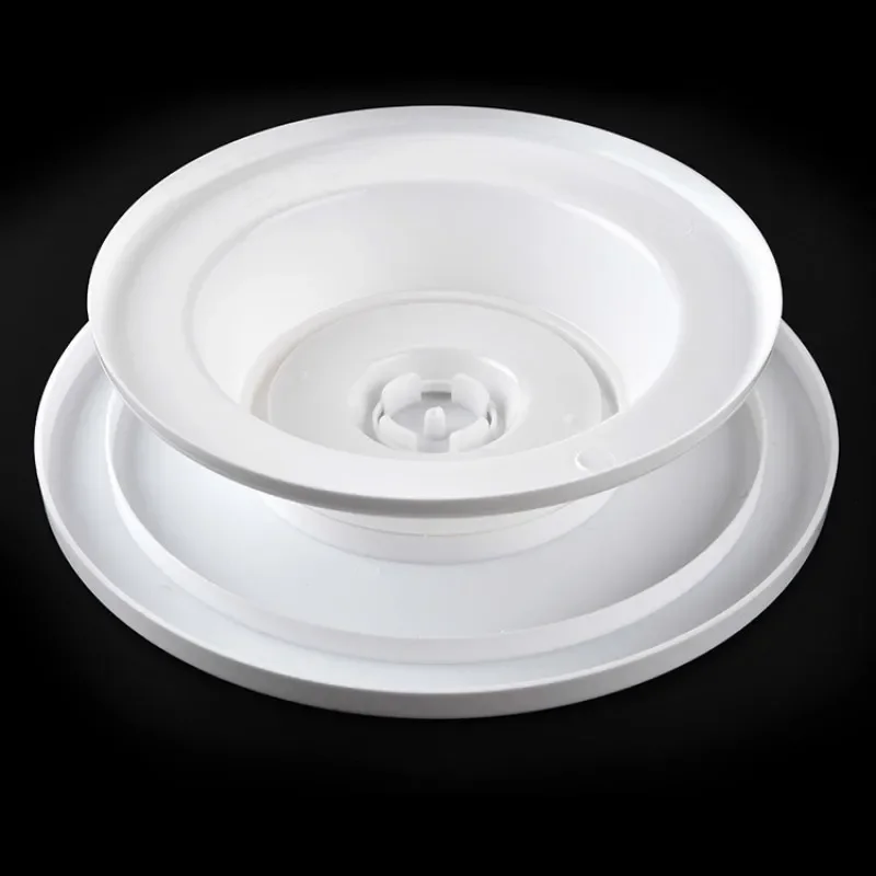 Plastic Cake Stand Cake Turntable Can Manually Rotate Round Plastic Turntable Diy Flower Baking Tools