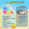Water Balloons Reusable, Self Sealing & Quick Fill Water Balls Toys with Magnetic suction closure, Summer toys- Large size 6.5cm 4