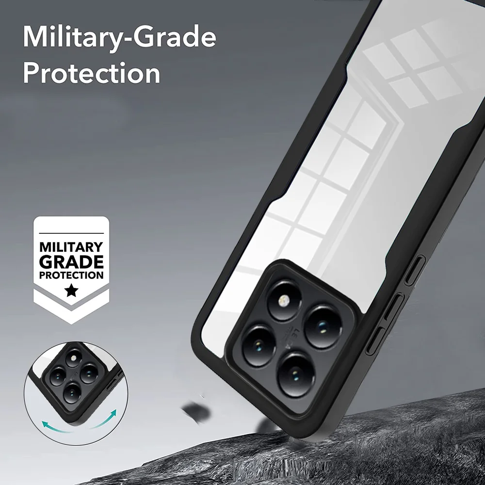 360° Full Body Shockproof Phone Case with Built-in Screen Protector