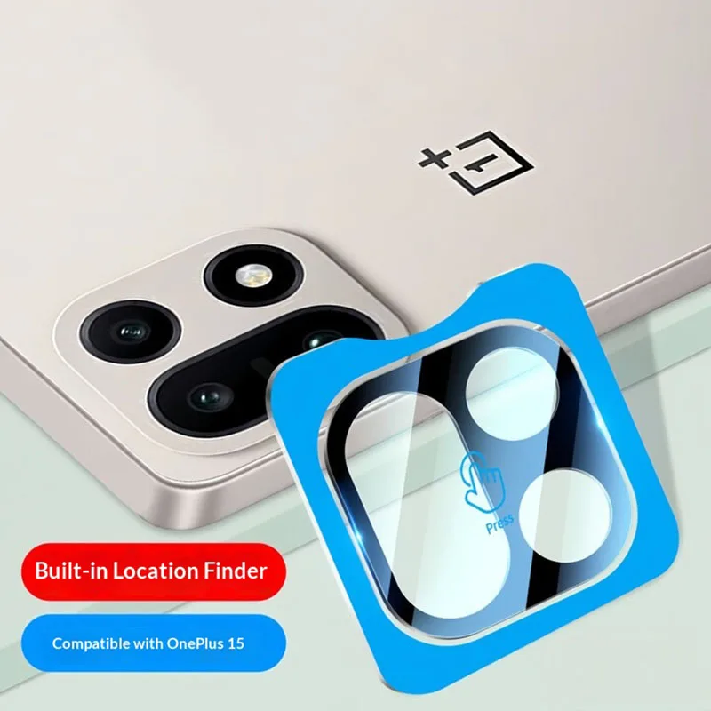 Premium Full Glue Camera Lens Protector with Easy Installation Locator - 1-3PCS Pack