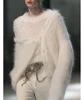 100g 700 metre 1cM Imitation Rabbit Mink hair nylon yarn DIY Hand knitted winter warm Sweater Hat Doll scarf пряжа Yarn 2