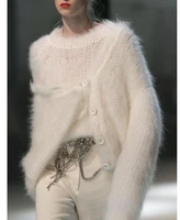 100g 700 metre 1cM Imitation Rabbit Mink hair nylon yarn DIY Hand knitted winter warm Sweater Hat Doll scarf пряжа Yarn 2