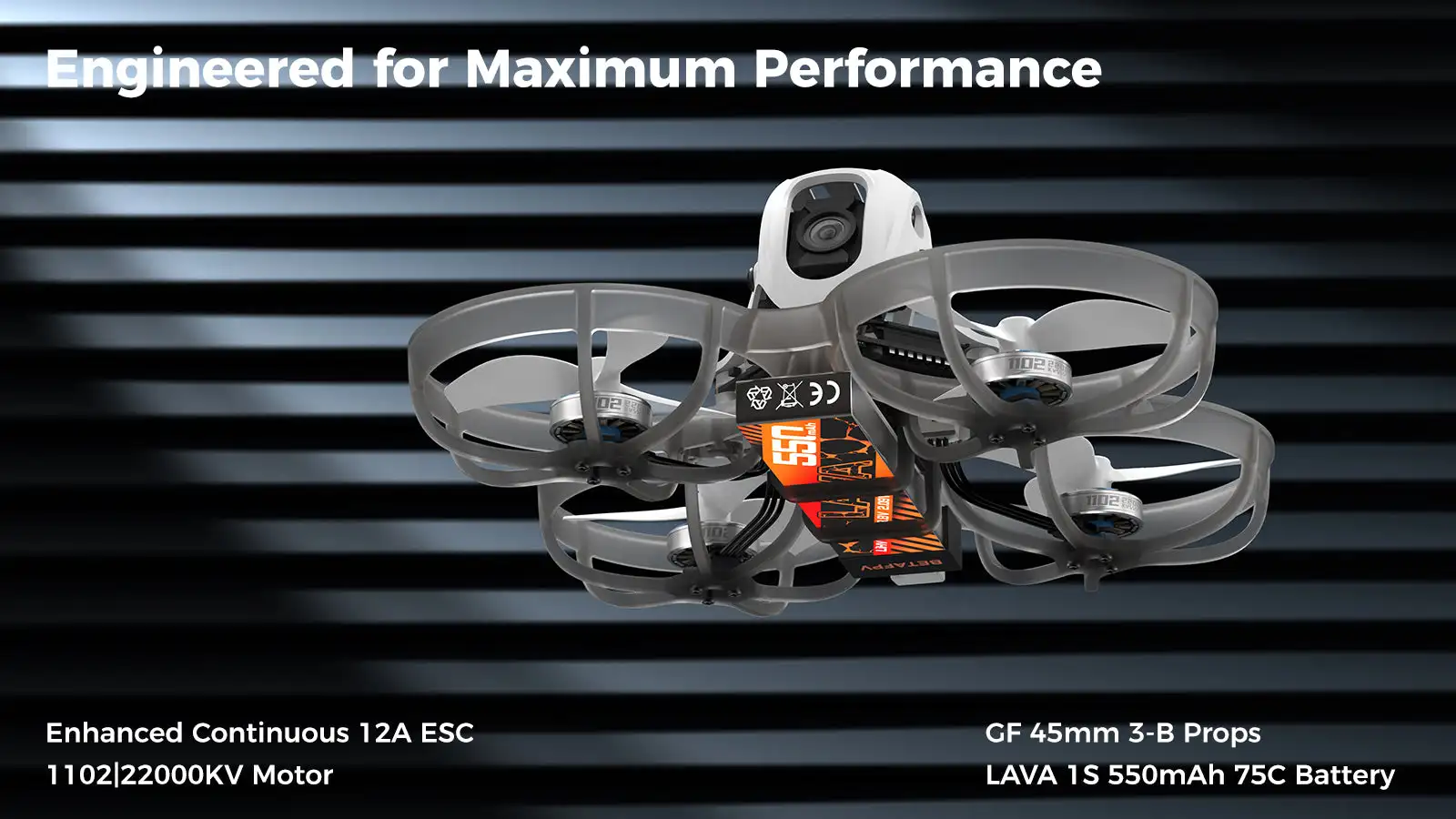 BETAFPV Meteor75 Pro DJI O4/PNP FPV Brushless Whoop Drone with 1102 Motor Mini R