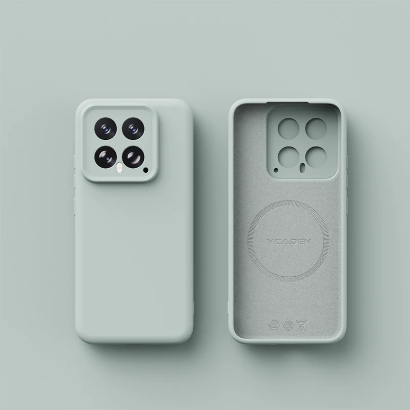 Luxury Liquid Silicone Magnetic Wireless Charging Shockproof Soft Case Cover