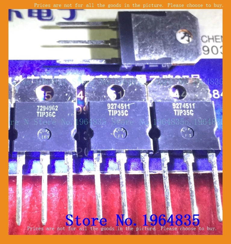 

2 шт./лот = пара TIP35C TIP36C 25A 140V