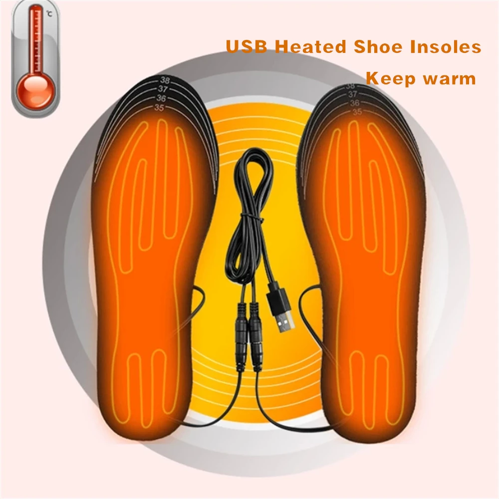 Insole Shoes Heating Usb Electric Heating Insoles Heated Insoles Usb Shoe Usb Aliexpress