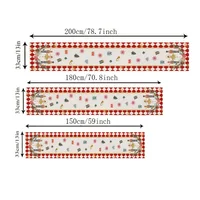 Christmas Nutcracker Linen Table Runners Dresser Scarf Winter Xmas Holiday Kitchen Party Decor Reusable Navidad Decorations 2025 6