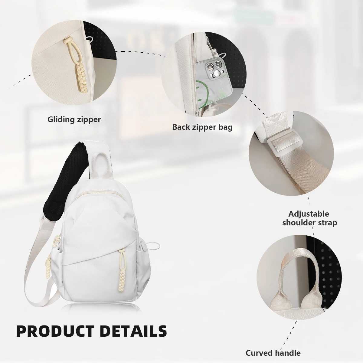 Casual Carry-On Shoulder Bag Crossbody Bag 2025 New Chest Bag Men's and Women's Ultra-Light Portable Large-Capacity Sports Trendy Bag Cycling and Mountain Climbing Sports