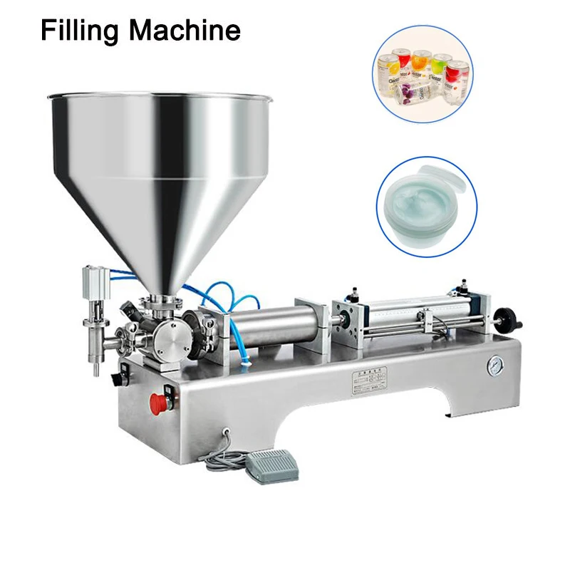 

Машина для розлива пасты с одной головкой для крема, соуса чили, томатного масла, арахисового масла, оливкового масла, пневматическая машина для розлива жидкости