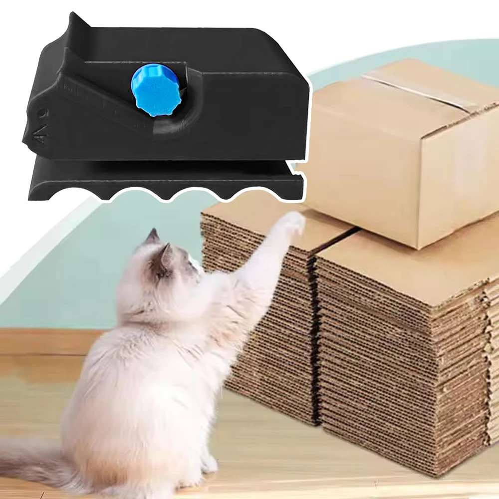Cardboard Cutter Cardboard Cutting For Cat Scratchers 3D Printed Card Kitten Shaped Cutter DIY Utility Knife For Cardboard Carton Cutting Tools