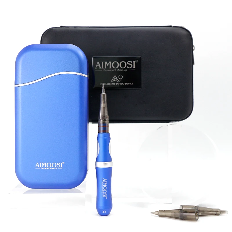 

New Aimoosi A9 PMU Machine Digital Permanent Makeup Machine Rotary Tattoo Device For Eyebrow Lip Eyeliner with Cartridge Neeldes