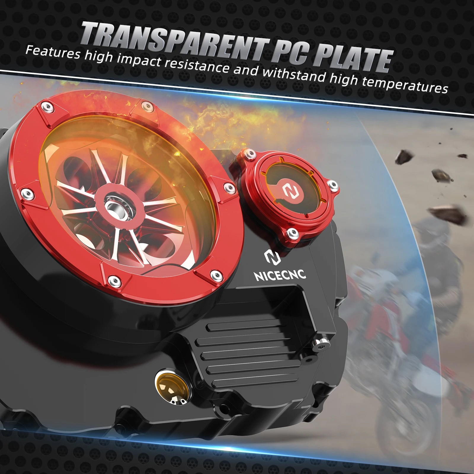 R15 v3 top transparent clutch cover
