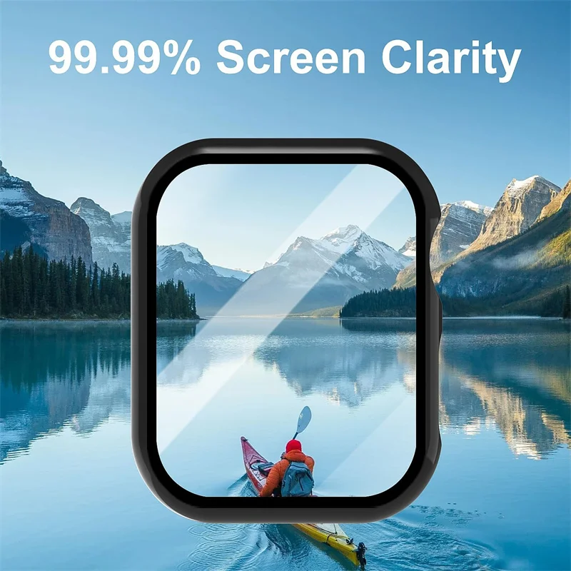 Enhanced Tempered Glass Protective Cover with HD Bumper