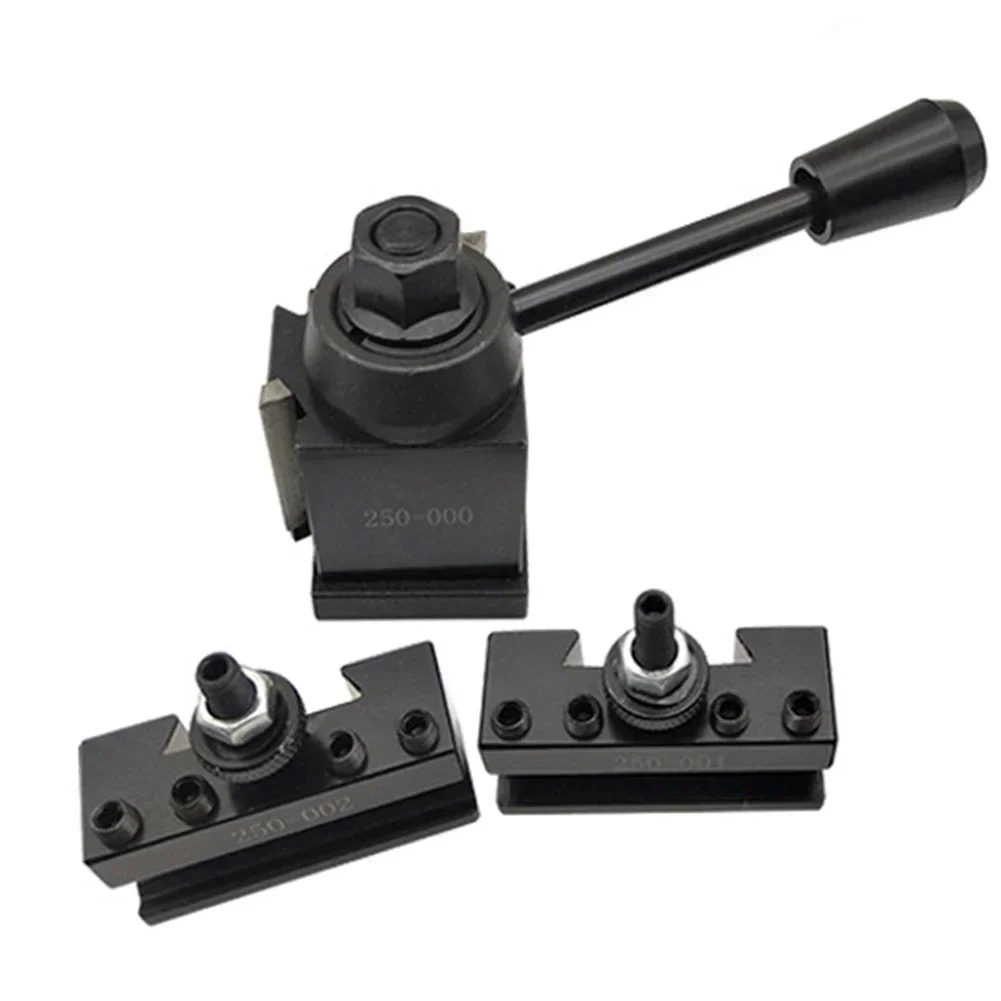Effective Quick Change Tool Post Holder Set For Lathe Compatible With Cuniform Type 250 000 Fits 250 001 Tools 6