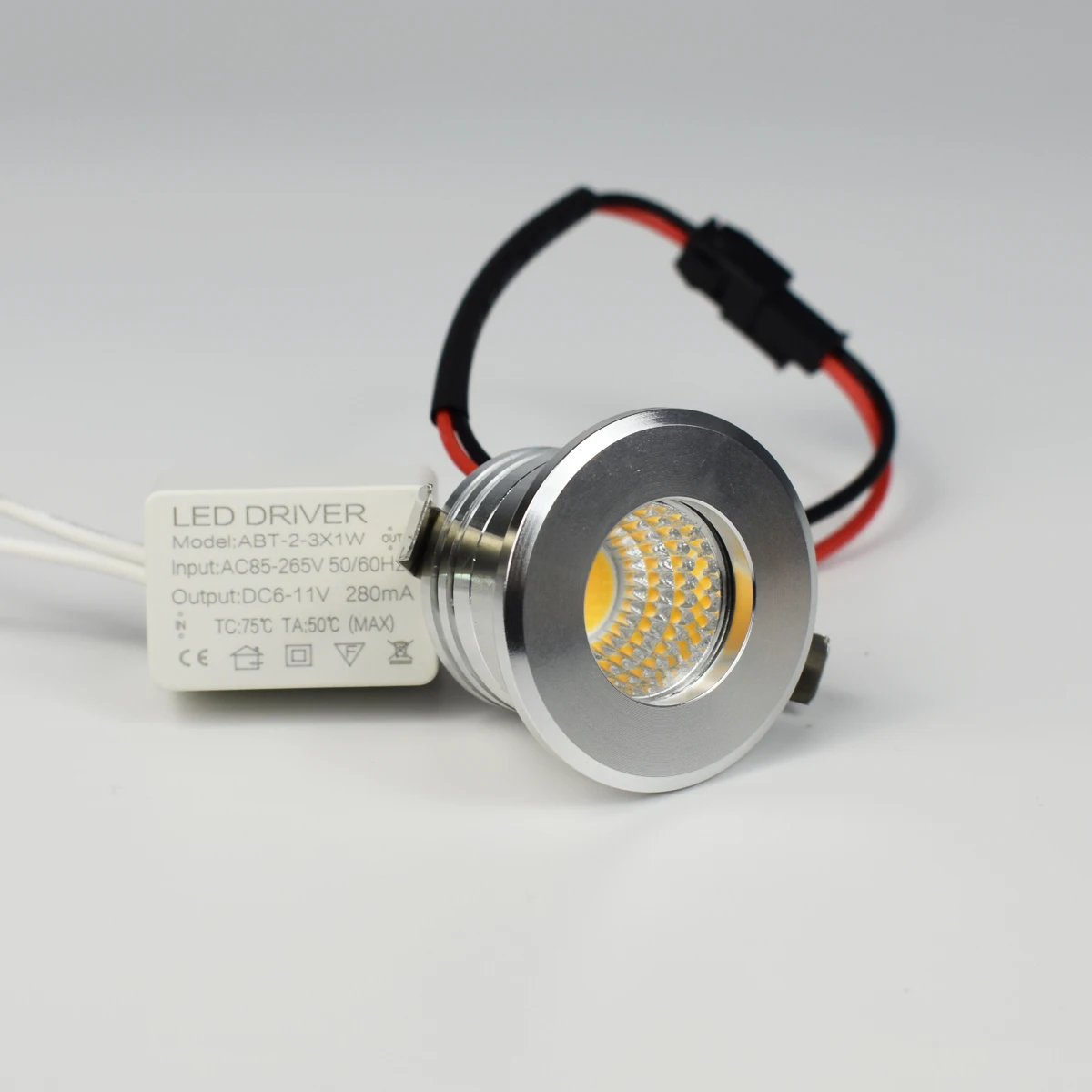 3W Mini COB LED Spotlights 110V 220V Black Silver White Sfc55d90f172e424397ba7c3a9509ea82t