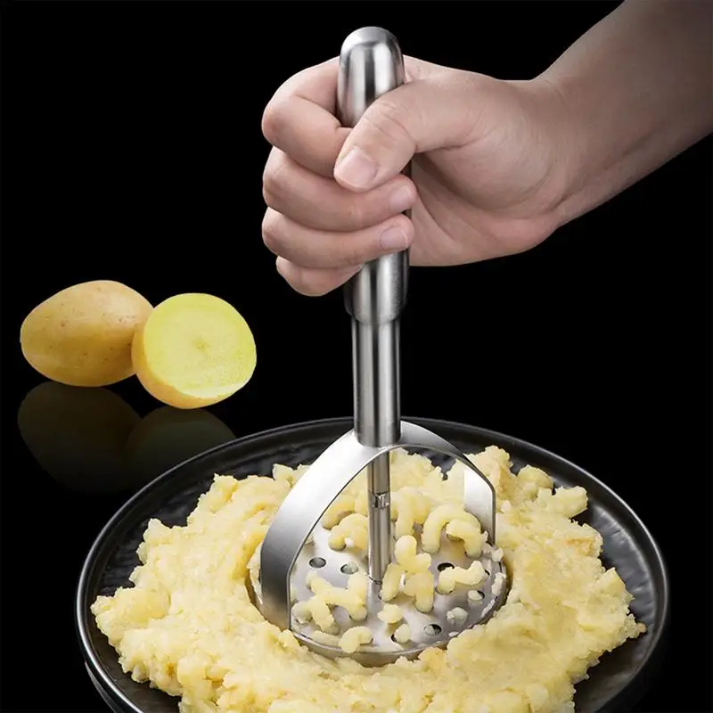 Schiacciapatate Manuale In Acciaio Inox Schiacciapatate Resistente Alle Macchie Schiacciapatate Lavabile In Lavastoviglie Smasher Forniture Da Cucina