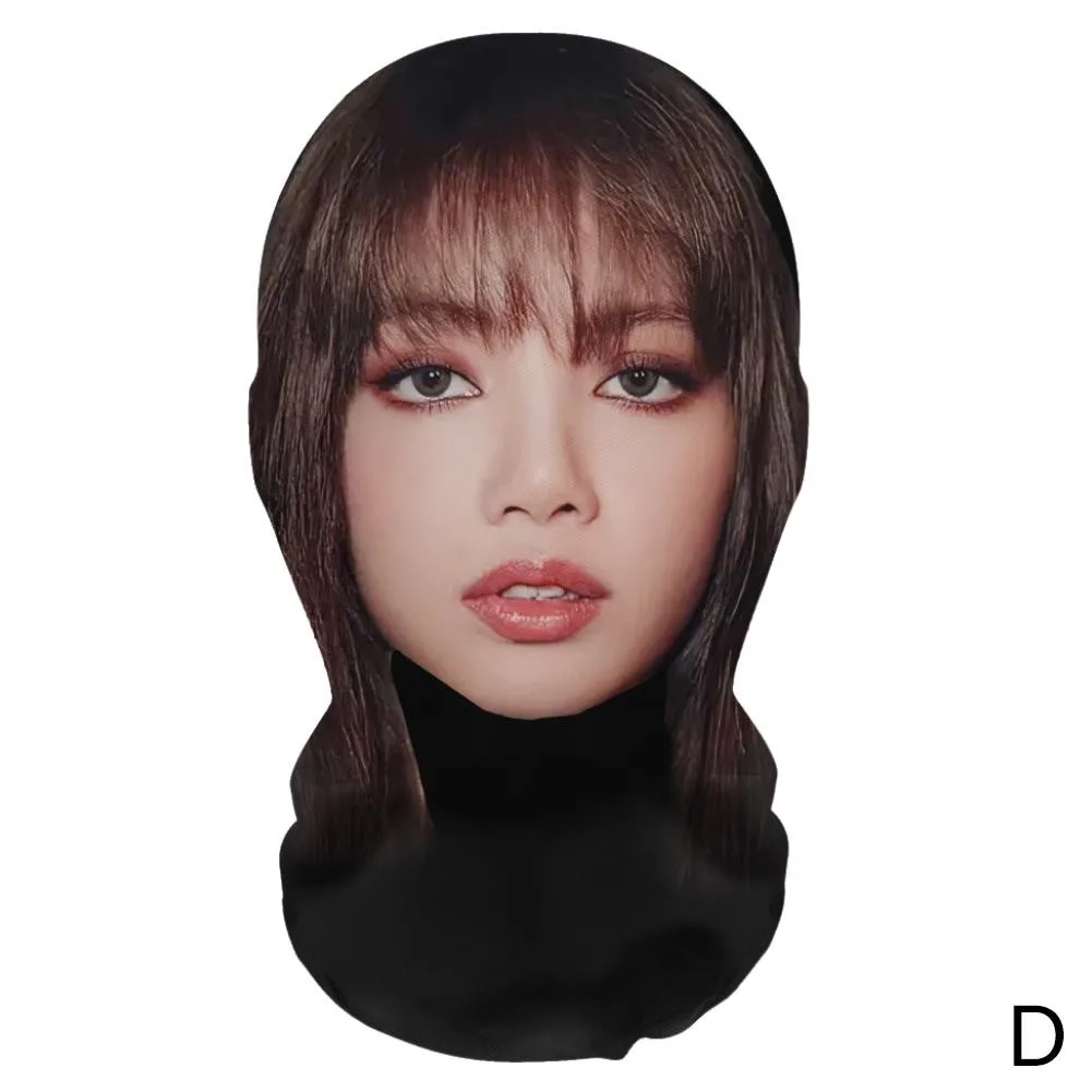 Unisex Breathable Cosplay Full Face Mesh Mask Headgear Prop