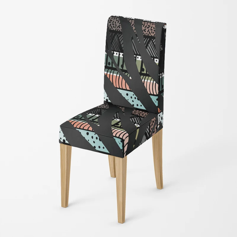 Home chair cover Chairs for kitchen Covers chairs adjustable dining elastic fabricchairs covers chair cover for wedding aaaa 6