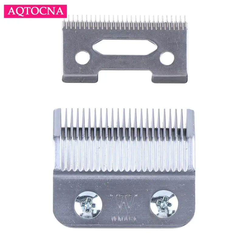 Hair Clipper Replacement Blade 1Set High Carton Steel Movable Blade Professional Hair Clipper Blade With Screws Clipper Accessories
