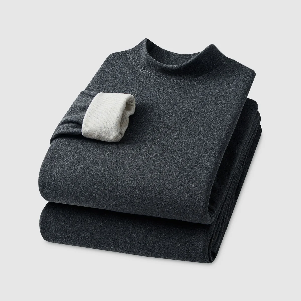 الخريف والشتاء الرجال الكشمير الحرير ملابس اخلية ح...