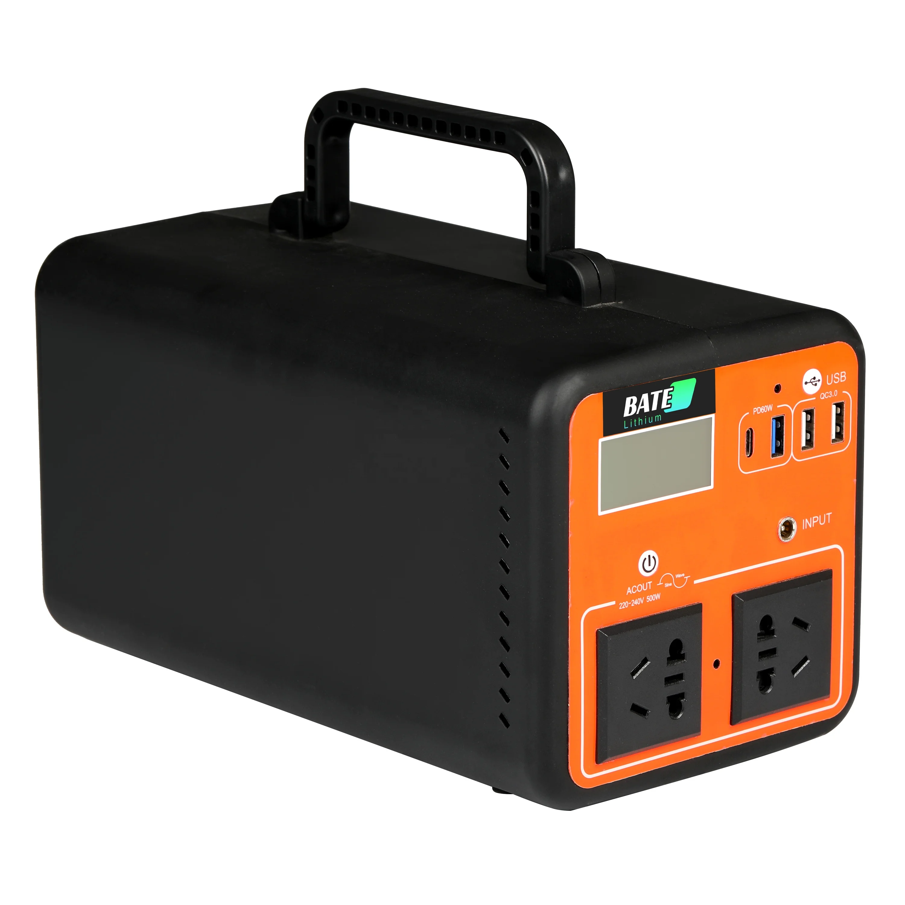 

Solar Generator 500w Backup Lithium Battery AC DC Outlet Pure Sine Wave Power Supply for Outdoors