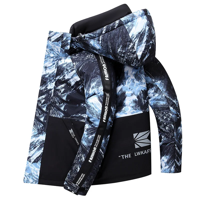 

Новое поступление, мужской зимний пуховик, утепленная трендовая куртка на белом утином пуху, Лидер продаж, пуховые парки, зимняя мужская куртка, зимнее пуховое пальто