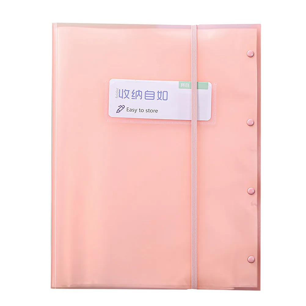 1Pcs 투명 A3 파일 폴더 문서 정리함 세금 계약서 및 청구서용 확장 가능한 다층 휴대용 보관 가방