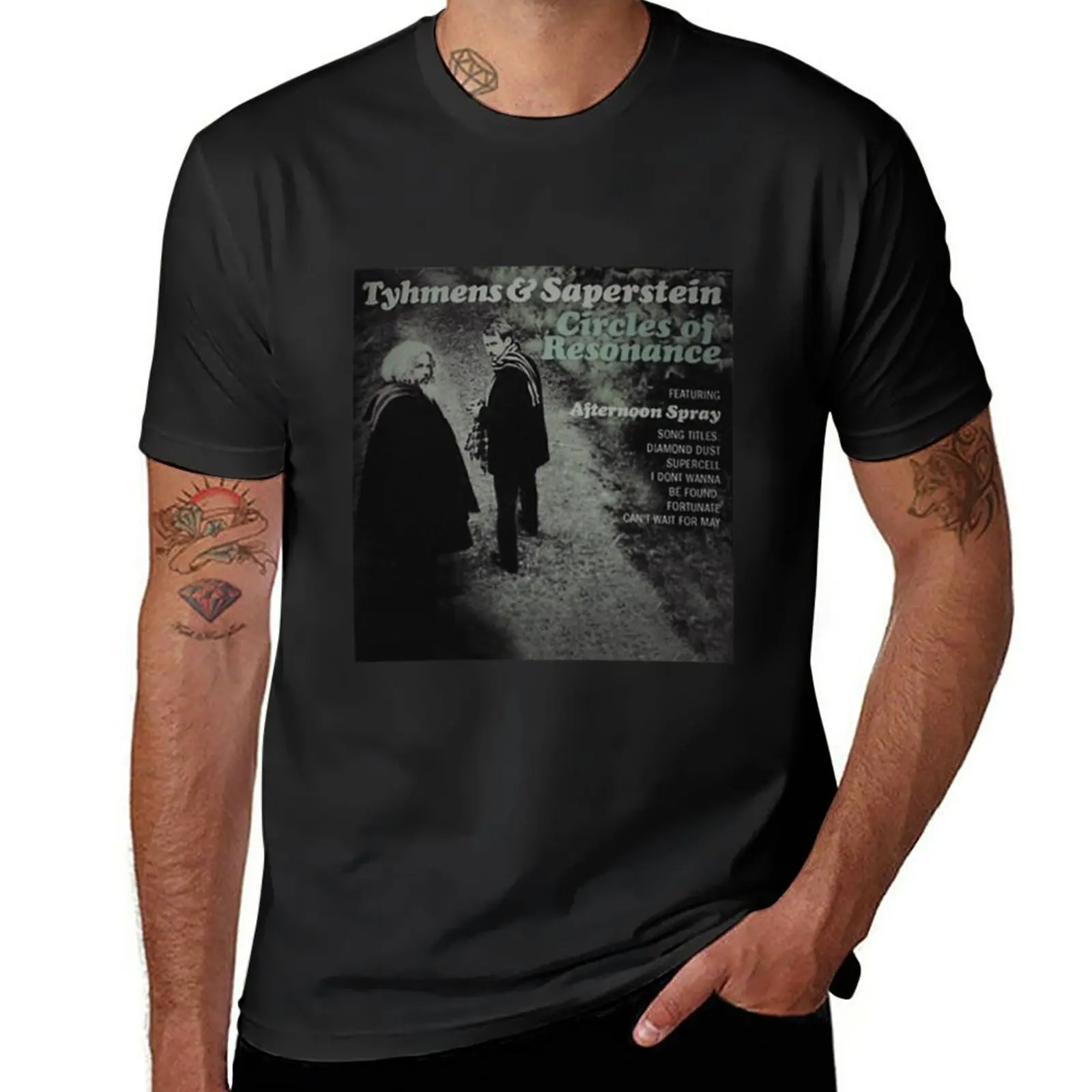 

New Tyhmens-&-Saperstein-Circles-of-Resonance-Album-Cover-Patriot T-Shirt Tee shirt anime mens graphic t-shirts big and tall