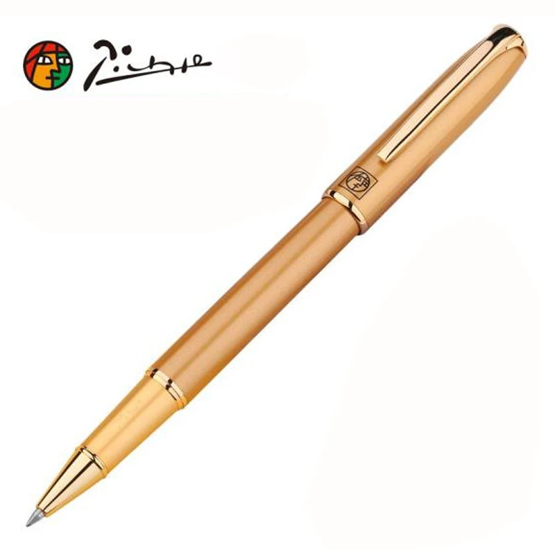 

Picasso 916 Fashion Multicolor Metal Rollerball Pen Titanium Black Matte Barrel For Business Writing Pen, Box Option New