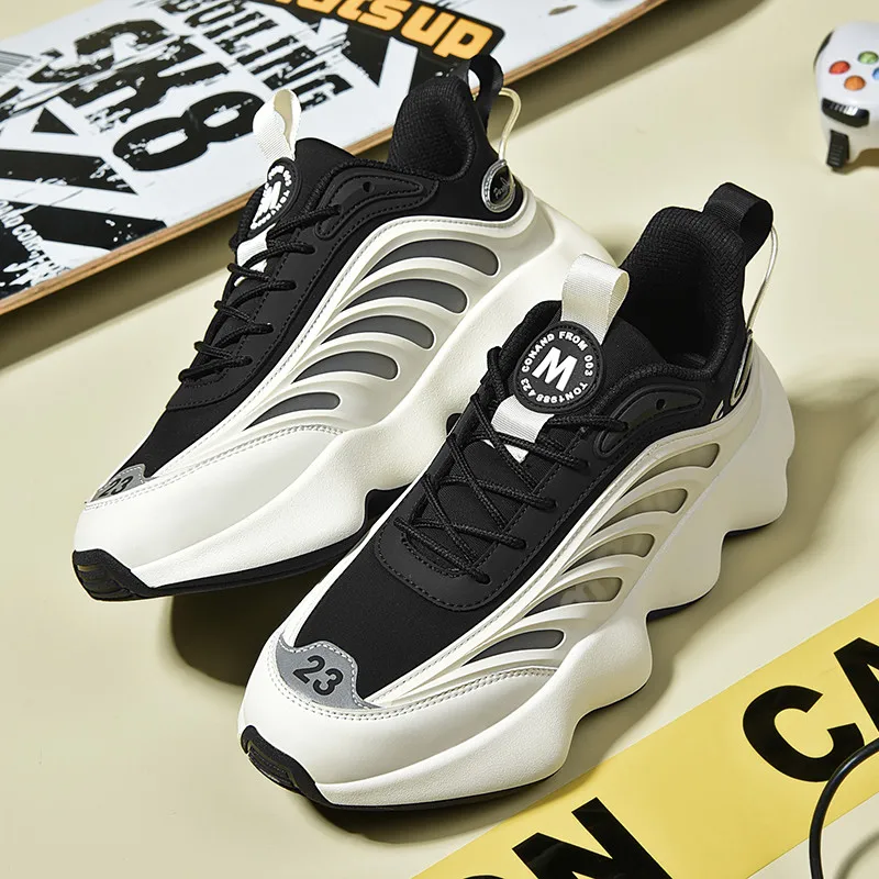 

Shoes For Men Women's Sneakers 2023 Spring Street Style High Cushioning Light Trainers Male Running Sport Gym Tenis Footwear
