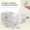 LED Night Light With Motion Sensor Light EU US Plug Socket Lamps Children Night Lights Wireless Wall Bedside Bedroom Night Lamp 5