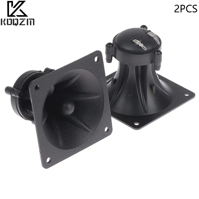 2PCS Tweeters 85MM Piezoelectric Tweeter Loudspeaker Buzzer Treble Square Audio Speaker