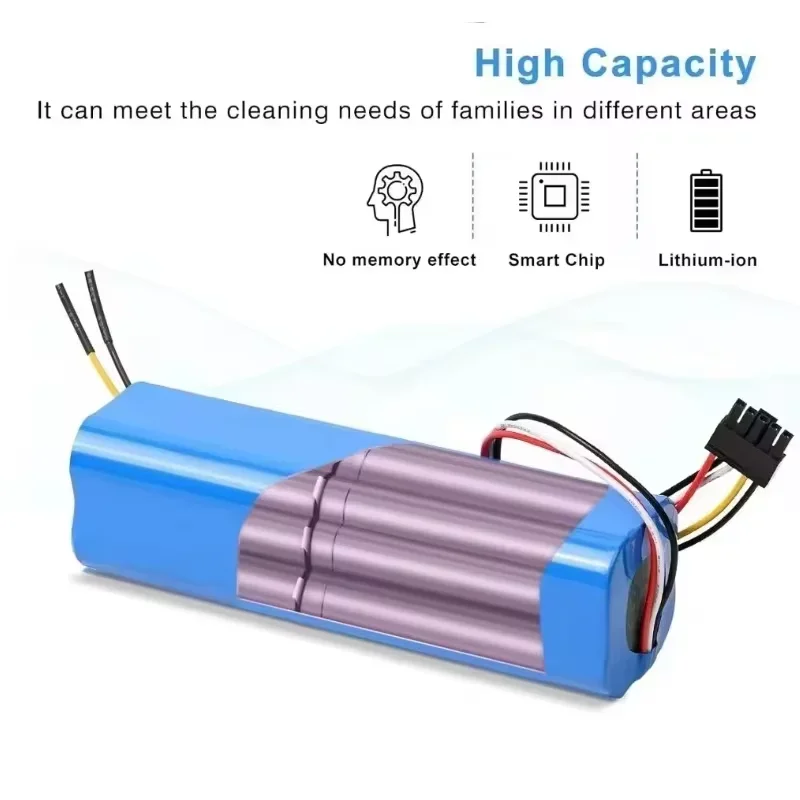 14.8V 12800mAh 100% New CECOTEC CONGA 4090 4490 4690 4590 Mopping Robot Battery Pack Netease Intelligent Manufacturing NIT Model 6