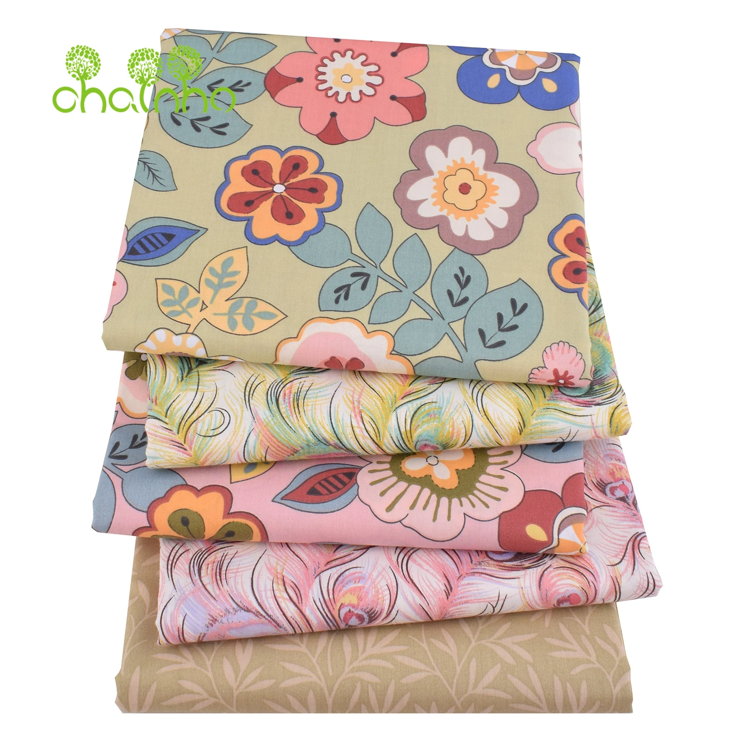 Chainho,Printed Twill Weave Cotton Fabric,DIY Quilting Sewing Material,Handmade Textile,Patchwork Cloth,Cartoon Series,25C17