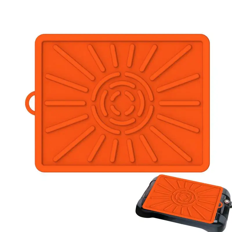 

Grill Mats High Temperature Resistant Roasting Mat Kitchen Cookware Storage Mat For BBQ Party Home Street Vendor's Barbecue