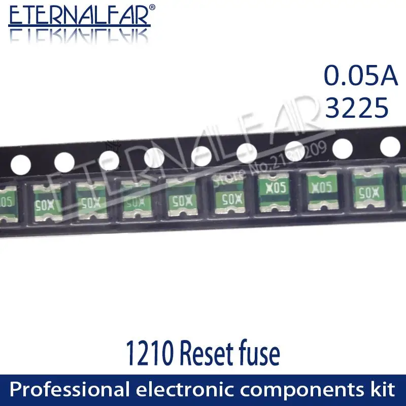 

Resettable PTCs SMD Fuse MICROSMD005F-2 PTC RESET FUSE 30V 0.05A 50MA 1210 3225 3.2*2.5mm X05 PolySwitch Resettable Devices