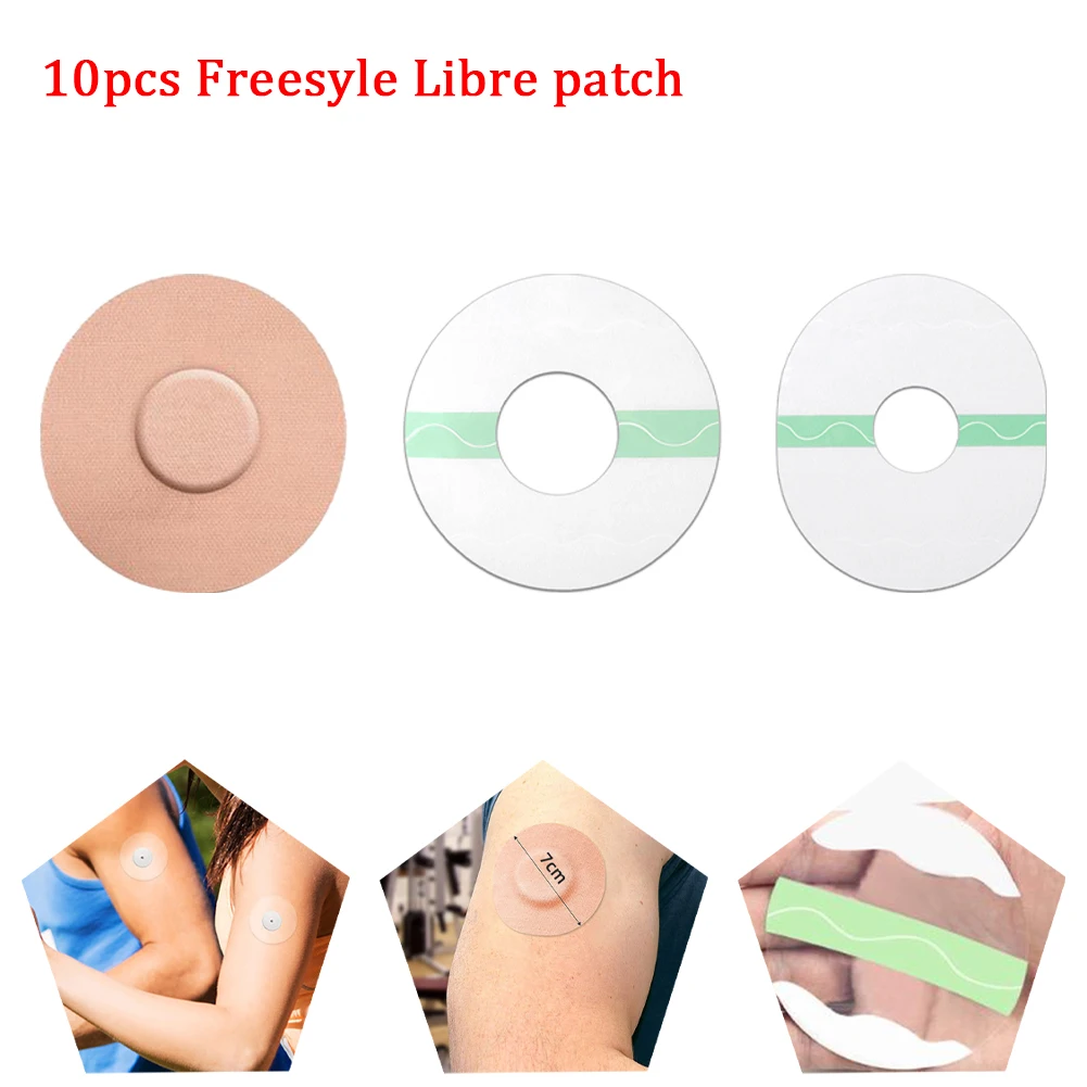 

10/20/25/30/40/50pcs Freestyle Libre Sports Adhesive Patches Fixic Portable Freestyle Life Sensors Cover Waterproof Breathable