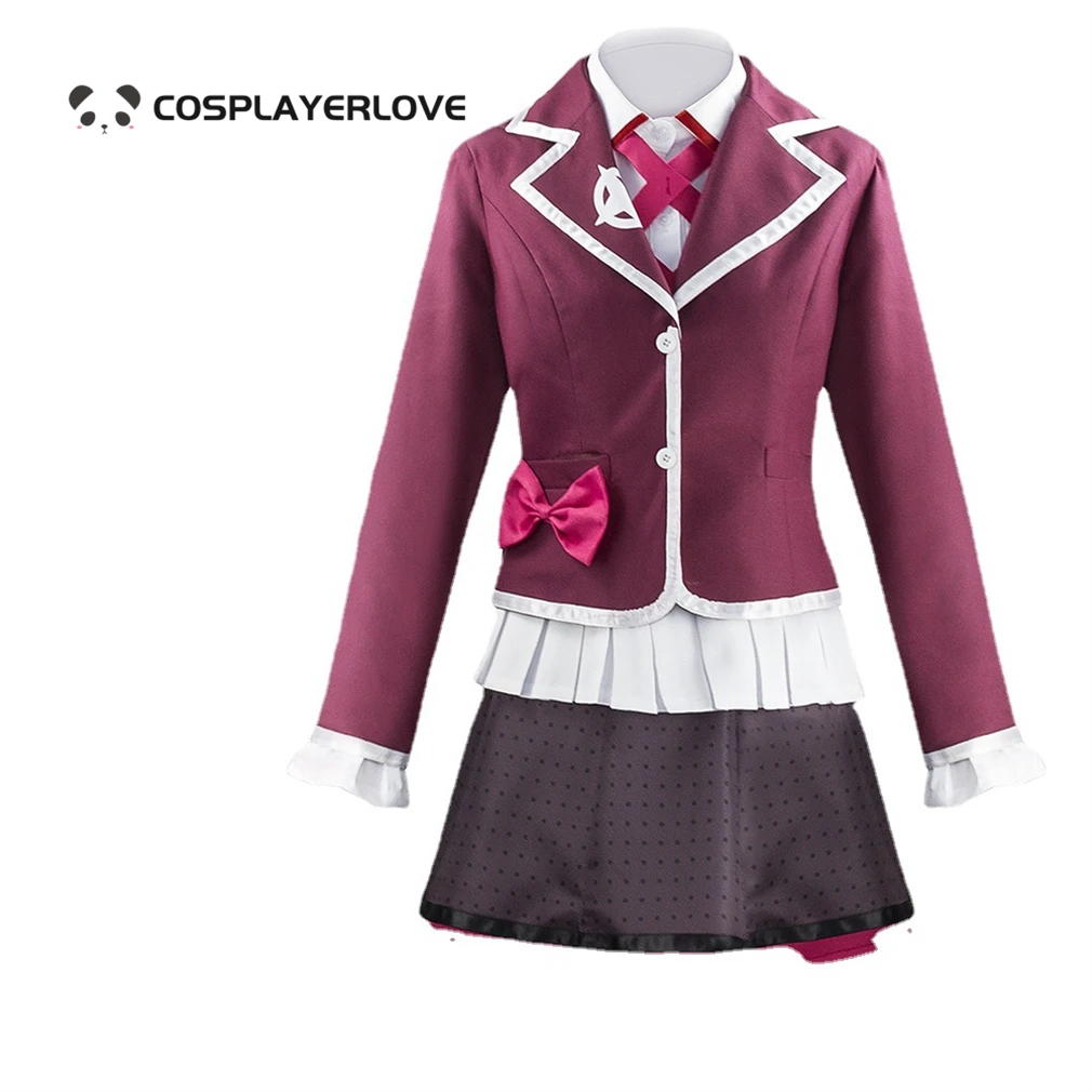 

Spot goods Danganronpa Kaede Akamatsu Campus clothing JK uniform Halloween Cosplay Costume Outfit