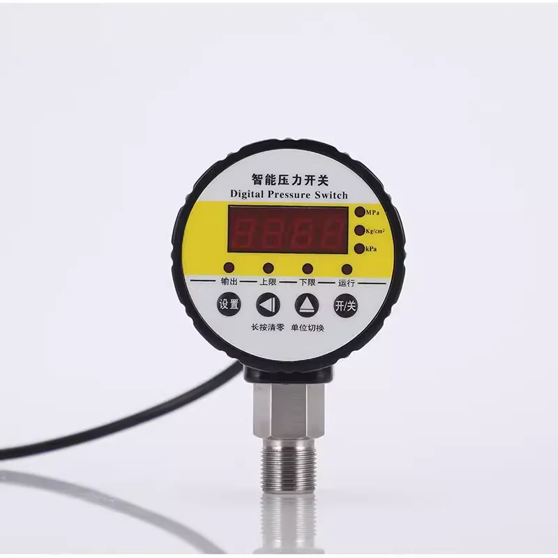 

Intelligent digital display electric contact pressure gauge vacuum water pump air compressor oil intelligent pressure controller