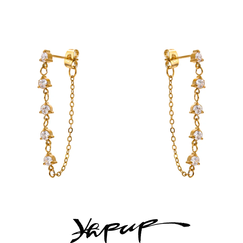 Yhpup Earrings Cubic Zirconia