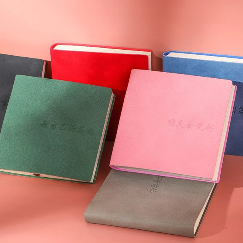 창의적인 휴대용 사각형 노트북 및 일기장, 일기장 그리드, 빈 필기지, 학교 사무실 문구 용품, 1PC