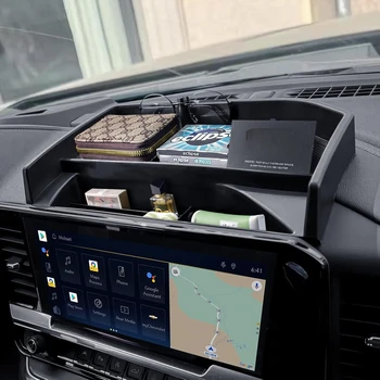 Organizzatore del cruscotto della console centrale per Chevy Silverado/GMC Sierra 2022-2025 1500 2500HD/3500HD Accessori Dash Storage Box per auto