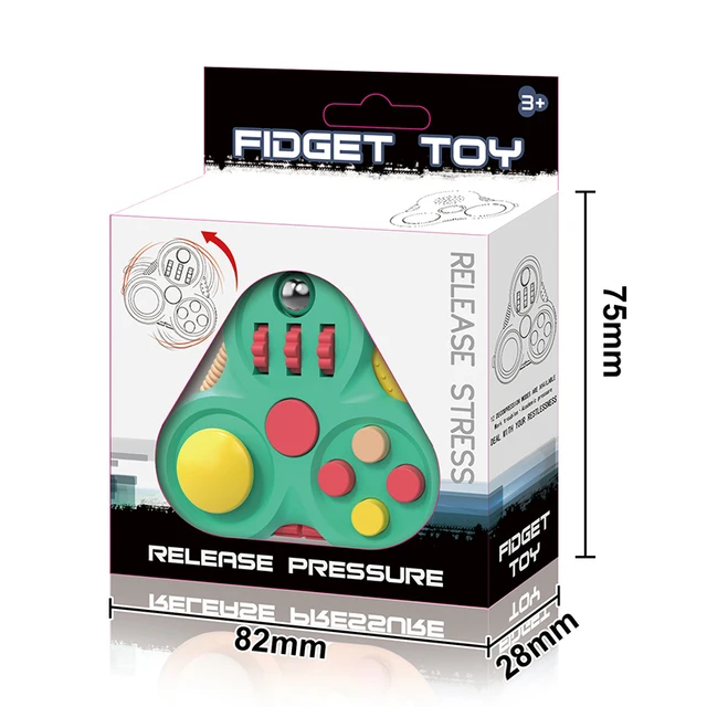 Fidget Pad Decompression Handle Gyro Gamepad Fingertip Game Creative Artifact Pop It Stress Relief Spinner Autism Sensory Toys 6