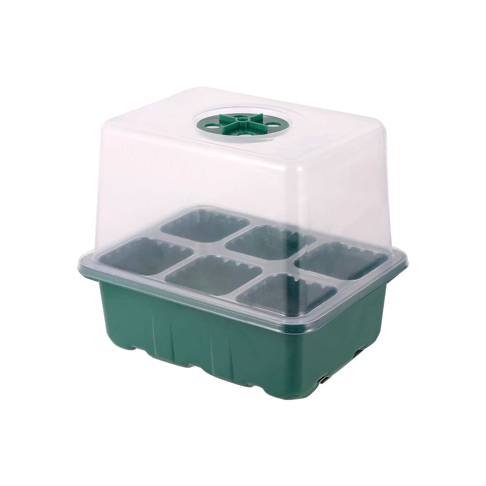 Seedling Starter Kit with Humidity-Control Domes - Set of 3 Trays with Adjustable Vents