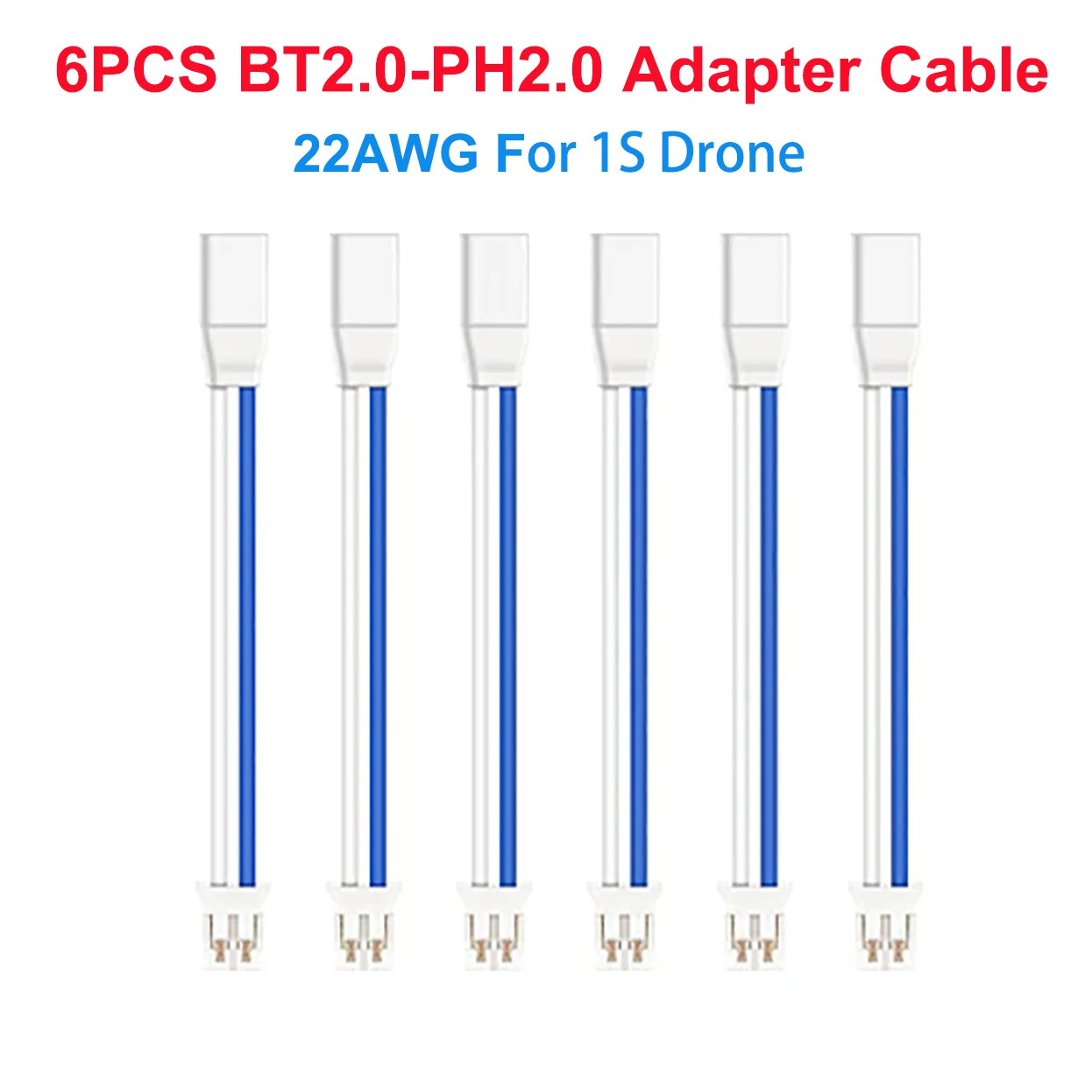 BETAFPV 6PCS BT2.0-PH2.0 Adapterkabel / 5PCS BT2.0 Buchse-Stecker Adapterkabel für RC FPV Aquila16 FPV Kit Bürstenlose Drohnen – Detail 9