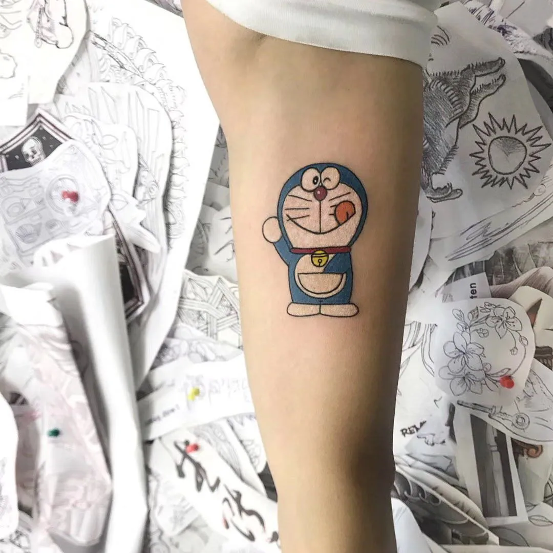 Doraemon tattoo by LTW Barcelona. | Cool tattoos, Tattoo designs,  Watercolor dragon tattoo