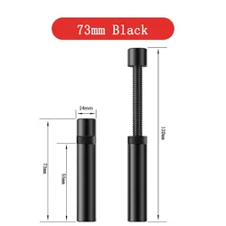 Premium Aluminum Magnetic GPU Support Bracket, Scalable 27-120mm (73mm Black)