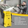 Home& Garden High Pressure Washer,3-IN-1 Power Jet Nozzle,High Power Portable Electric Jet Washer for Patio Car Driveway &Garden 6