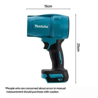Souffleur à jet électrique portatif Makita 30000RPM sans balais haute puissance, turbo, pour neige, feuilles et poussière, compatible avec batterie 18V 3
