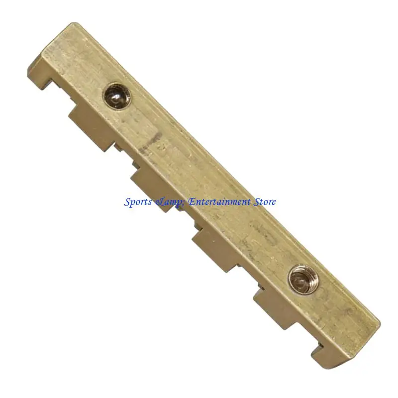 G7NF Messing-Rollenmutter, verstellbar für 5-saitige Bassgitarre, steigert die Stimmung, 45 x 5,8 x 7 mm – Detail 7